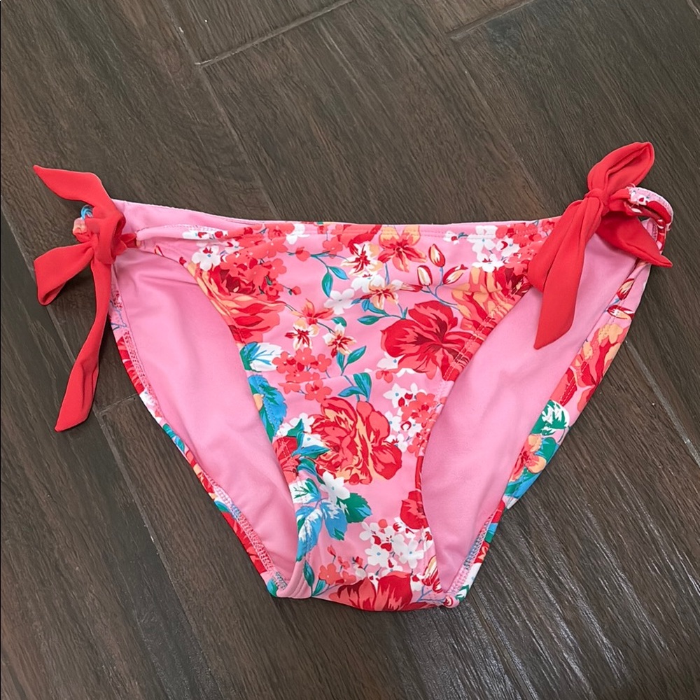 Floral Pink Kids Swim Bottoms
